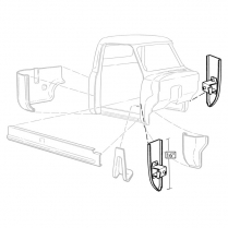 Door Pillar Replacement - Pair - 1953-56 Ford Truck