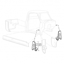 Front Body Mount - Pair - 1953-56 Ford Truck