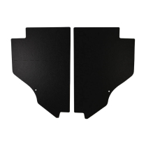 Underdash Kick Panels - Black - 1953-55 Ford Truck