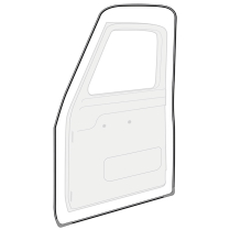 Door Seal Set - 1953-55 Ford Truck