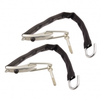 Tailgate Chains & Brackets - Plain - 1953-72 Ford Truck