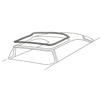 Sun Roof "Glass Top" Rubber - 1955-56 Mercury Car