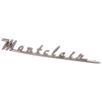 Fender Script or Emblem - Chrome - "Montclair" - 1955-56 Ford Car