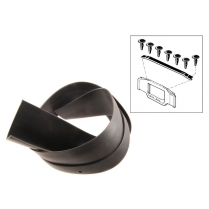 Radiator Support to Hood Seal - w/ A/C - 1960, 1962-63 Ford Galaxie, 1960 Ford Edsel