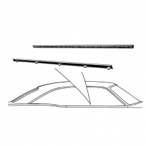 Door Glass Anti-Rattler - RH - 1960 Ford Car