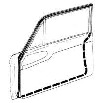 Door Seal Kit - 2 Door Sedan - 1960 Ford Galaxie