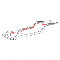 Steel Fuel Line - 5/16" - Small Blocks - 1960-62 Ford Car