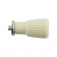 Cigar Lighter Knob - White -  White w/Chrome Insert1960-63 Ford Car