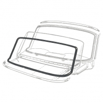 Windshield Seal - All (Except Hardtop & Convertible) - 1960-65 Ford Car, 1960-65 Mercury Comet