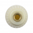 Choke Cable Knob - White w/White Plastic Insert - 1960-63 Ford Car
