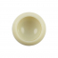 Choke Cable Knob - White w/White Plastic Insert - 1960-63 Ford Car