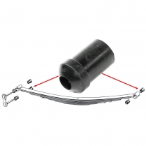 Rear of Rear Spring Shackle Bushing - 1960-64 Ford Car  