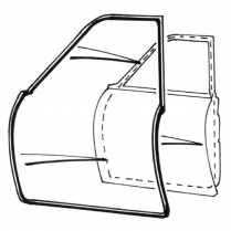 Door Seal Kit - 2 Door Sedan - 1961-62 Ford Galaxie