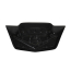 Hood Emblem - V8 - Satin Black - 1961-66 Ford Truck