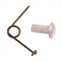 Hood Safety Catch Spring and Pin Kit - 1961-66 Ford Truck