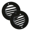 Windshield Defroster Vent Covers - Plain - 1961-66 Ford Truck