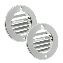 Windshield Defroster Venter Covers - Chrome - 1961-66 Ford Truck