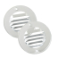 Windshield Defroster Venter Covers - Chrome - 1961-66 Ford Truck