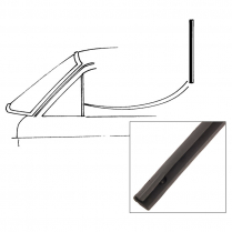 Back Edge Of Vent Window Seals - Pair - 1963-65 Ford Fairlane, 1963 Mercury Meteor