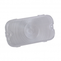 Parking Light Lens - Clear - Ford Script - 1966-68 Ford Bronco, 1961-65 Ford Cars, 1963-64 Mercury Cars