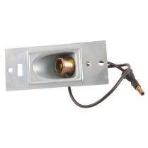 License Plate Light Housing and Socket - 1959-64 Ford Car  