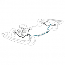 Steel Brake Line Kit - Front to Rear - 1963-64 Ford Galaxie