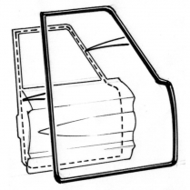 Door Seal Kit - 4 Door Sedan - Front Doors - 1963-64 Ford Galaxie