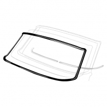 Windshield Seal - Hardtop (Fastback) & Convertible - 1963-64 Ford Galaxie, 1964 Mercury Full-Size