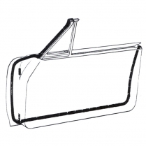 Door Seal Kit - Hardtop - 1963-64 Ford Galaxie