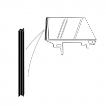Front of Rear Door Glass  Seals - 1960-63 Ford Galaxie Car