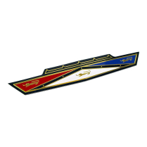 Hood Pull Grille Emblem Insert - 1963 Ford Car