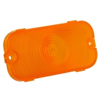 Parking Light Lens - Amber - Ford Script - 1966-68 Ford Bronco, 1961-65 Ford Cars, 1963-64 Mercury Cars