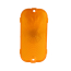 Parking Light Lens - Amber - Non Script - 1966-68 Ford Bronco, 1961-65 Ford Car