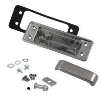 Tailgate Release Handle Kit - Stainless Steel - 1964-72 Ford Truck, 1966-77 Ford Bronco