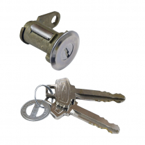 Door Lock w/Keys - Left Hand - 1965-69 Ford Car