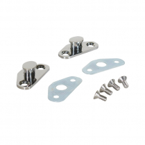 Door Striker Plates - (pair) Right and Left - 1968-77 Ford Bronco, 1964-77 Ford Car