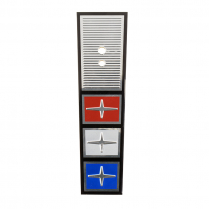 Comet Grille Emblem Insert - 1965 Ford Car