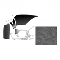 Headliner Kit - Non-Perforated - Light Gray - 1965-66 Ford Truck