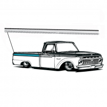 Bed Side Molding - Long Wheel Base - 1965-66 Ford Truck