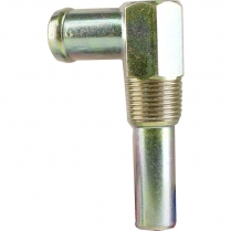 Heater Hose Connector Fitting - Gold Zinc - 1956-79 Ford Truck, 1966-77 Ford Bronco, 1960-73 Ford Car