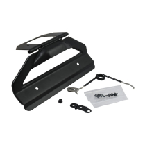Rear License Plate Bracket and Spring Kit - Satin Black - 1966-77 Ford Bronco