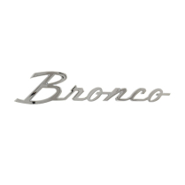 Fender Emblem - Chrome Plated - "Bronco" - 1966-77 Ford Bronco, 2021-Up Ford Bronco