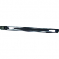Front or Rear Bumper - No Bumper Guard Holes - Chrome - 1966-77 Ford Bronco