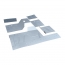 Floor Pan Set (5 pieces) - 1966-67 Ford Bronco