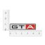 Fender Emblem Inserts - Aluminum - "GTA" - 1967 Ford Car