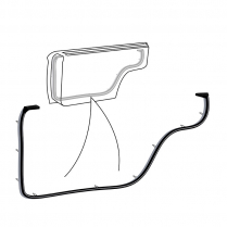 Door Seal Kit - 4 Door Hardtop - Rear Door - 1967 Ford Galaxie