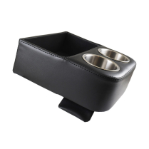 Floor Center Console with Cup Holders - Black - 1967-79 Ford Truck