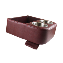 Floor Center Console with Cup Holders - Dark Red - 1967-72 Ford Truck