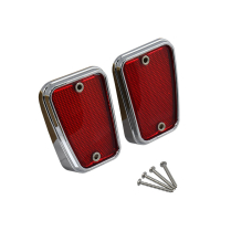 Reflector Assemblies - Pair - Right & Left - 1967 Ford Bronco, 1967-69 Ford Truck