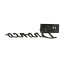 Fender Emblem - Black Chrome - "Bronco Sport" - 1966-77 Ford Bronco